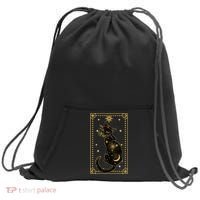 Elegant Galaxy Tarot Card Cat Sweatshirt Cinch Pack Bag thumb 0