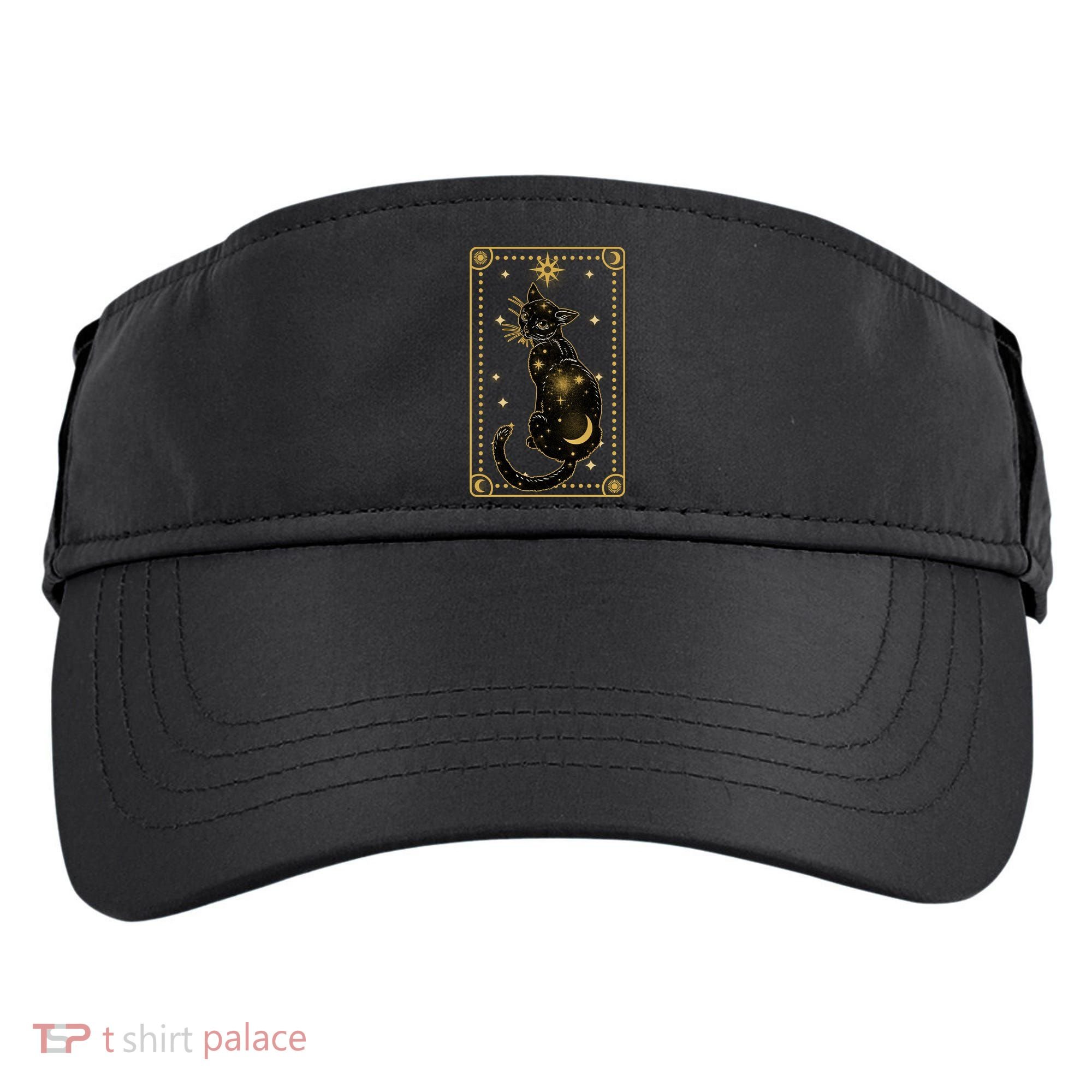 Elegant Galaxy Tarot Card Cat Adult Drive Performance Visor