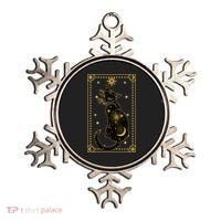 Elegant Galaxy Tarot Card Cat Ornament thumb 0
