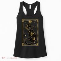 Elegant Galaxy Tarot Card Cat Women's Tank Top thumb 0