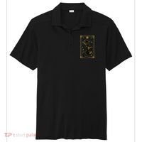 Elegant Galaxy Tarot Card Cat Sport-Tek Posi-UV Pro Polo thumb 0
