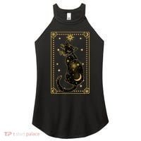 Elegant Galaxy Tarot Card Cat Women's Perfect Tri Rocker Tank thumb 0