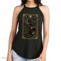 Elegant Galaxy Tarot Card Cat Women's Perfect Tri Rocker Tank thumb 2