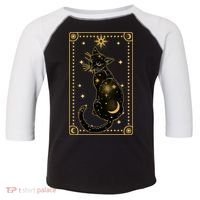 Elegant Galaxy Tarot Card Cat Toddler Fine Jersey T-Shirt thumb 0