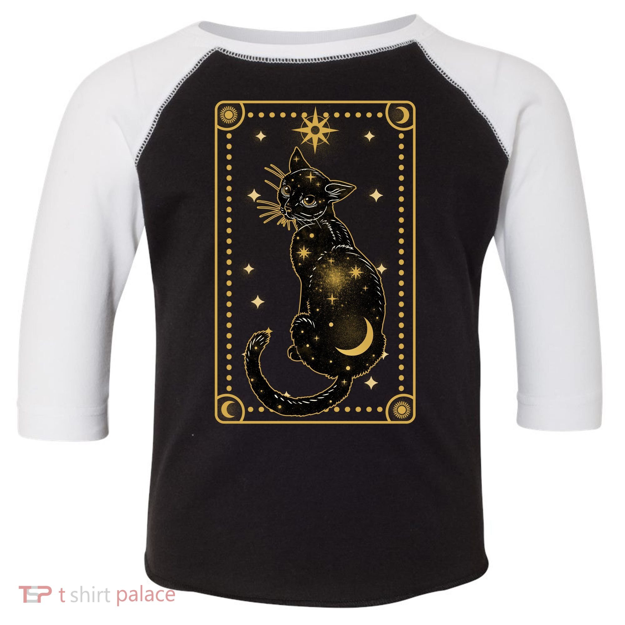 Elegant Galaxy Tarot Card Cat Toddler Fine Jersey T-Shirt
