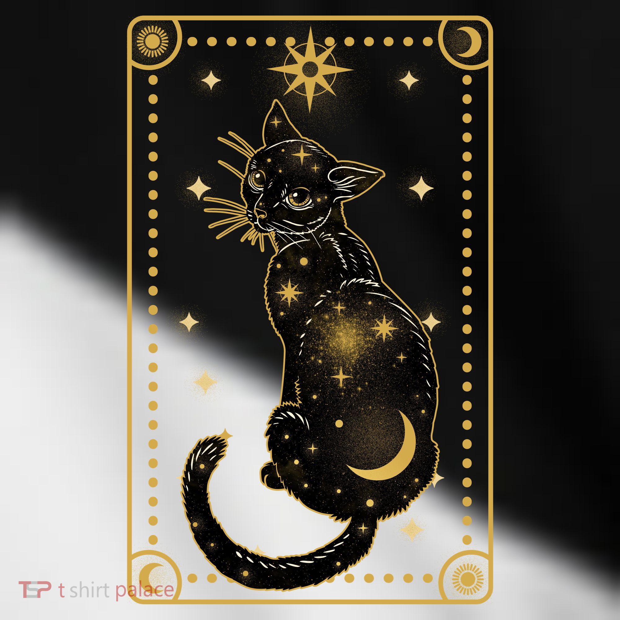 Elegant Galaxy Tarot Card Cat Toddler Fine Jersey T-Shirt