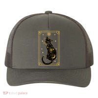 Elegant Galaxy Tarot Card Cat Yupoong Adult 5-Panel Trucker Hat thumb 0