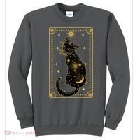 Elegant Galaxy Tarot Card Cat Sweatshirt thumb 0