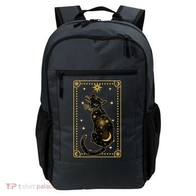 Elegant Galaxy Tarot Card Cat Backpack
