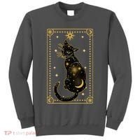 Elegant Galaxy Tarot Card Cat Tall Sweatshirt thumb 0