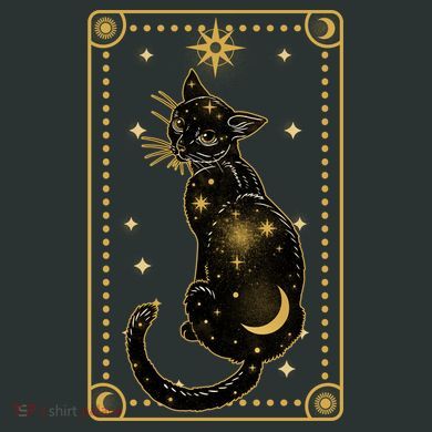 Elegant Galaxy Tarot Card Cat Toddler Sweatshirt