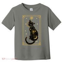 Elegant Galaxy Tarot Card Cat Toddler T-Shirt thumb 0