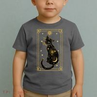 Elegant Galaxy Tarot Card Cat Toddler T-Shirt thumb 2