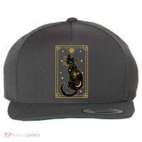 Elegant Galaxy Tarot Card Cat Wool Snapback Cap thumb 0