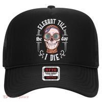 Elegant Till The Day I Die Skull Hat thumb 0