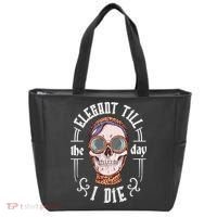 Elegant Till The Day I Die Skull Tote Bag thumb 0