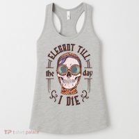 Elegant Till The Day I Die Skull Women's Tank Top thumb 0