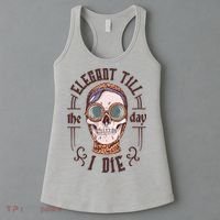 Elegant Till The Day I Die Skull Women's Tank Top thumb 3