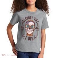 Elegant Till The Day I Die Skull Kids T-Shirt thumb 2