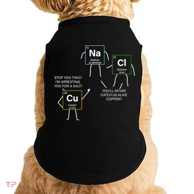Element Funny Science Puns Doggie Tank