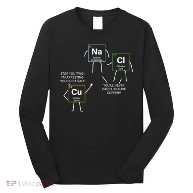 Element Funny Science Puns Long Sleeve Shirt