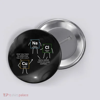 Element Funny Science Puns Button