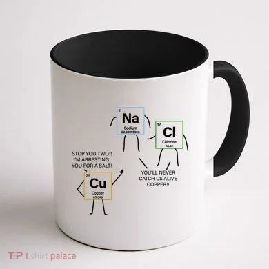 Element Funny Science Puns Coffee Mug back