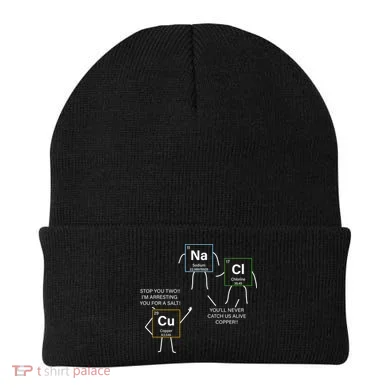 Element Funny Science Puns Beanie
