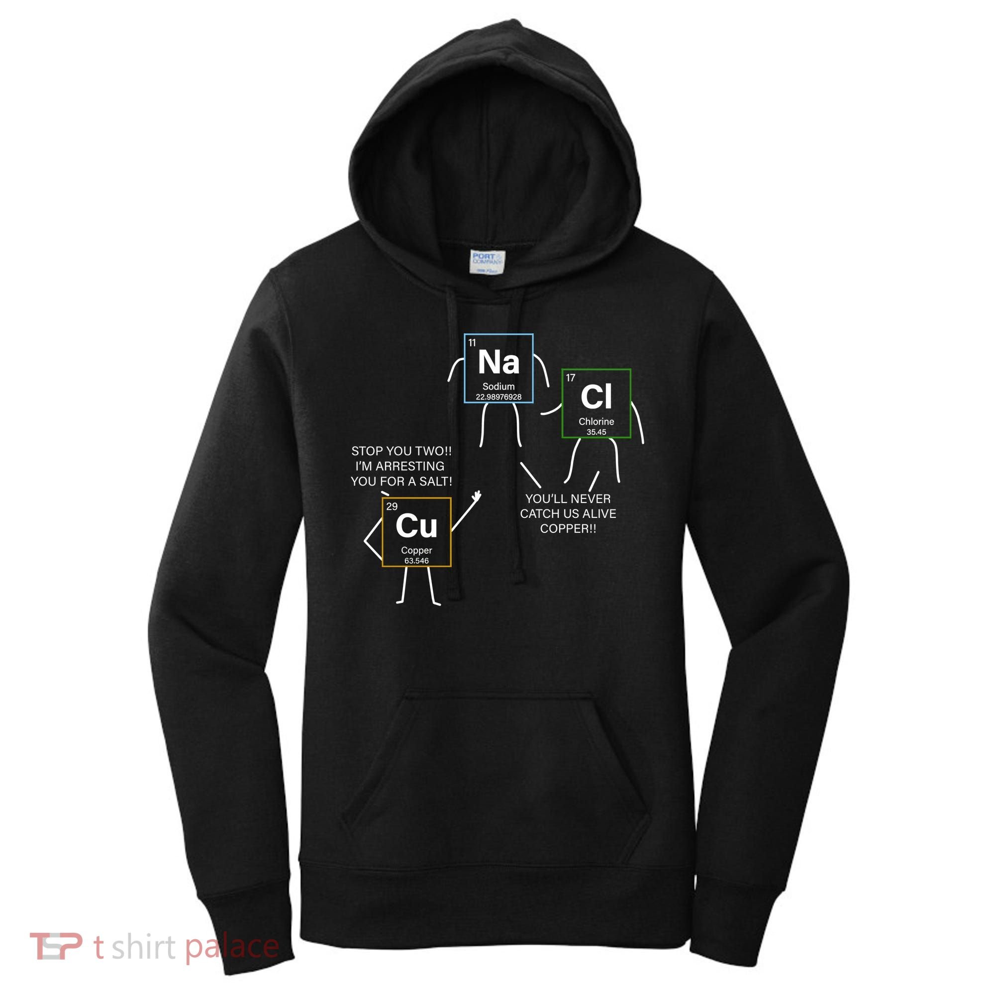 Element Funny Science Puns Women's Hoodie