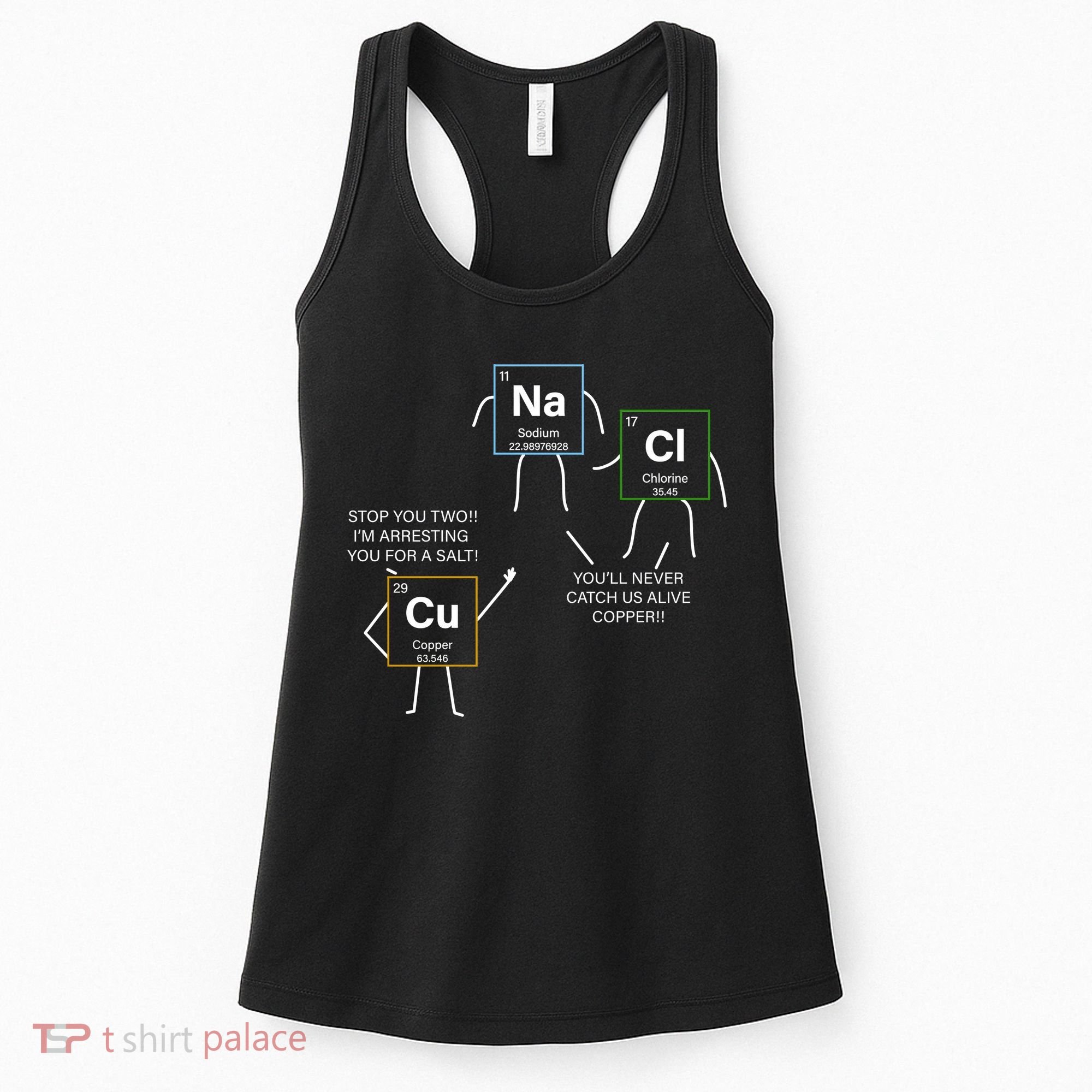 Element Funny Science Puns Women's Tank Top