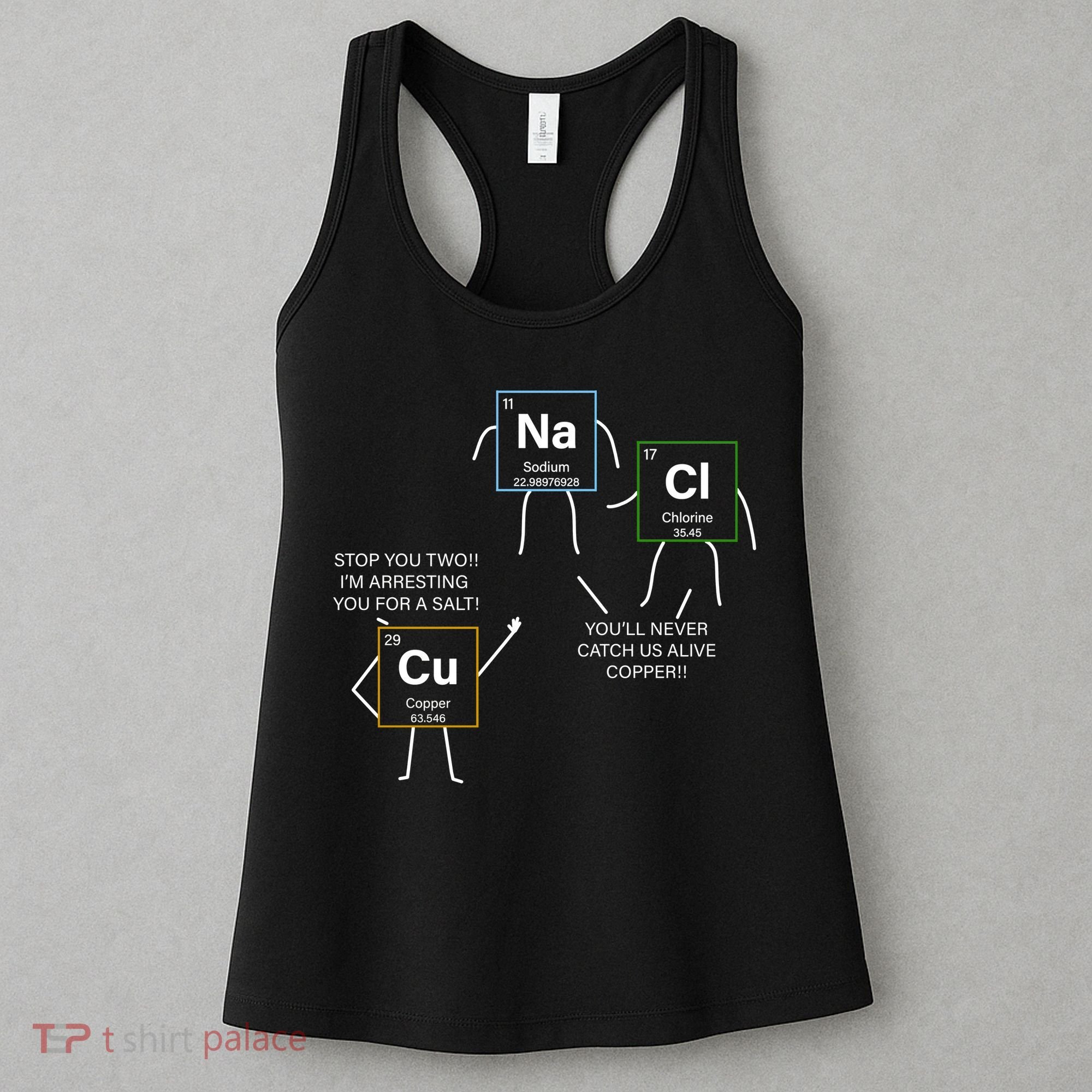 Element Funny Science Puns Women's Tank Top