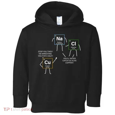 Element Funny Science Puns Toddler Hoodie