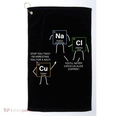 Element Funny Science Puns Golf Towel