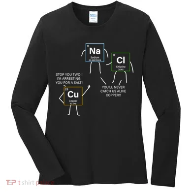 Element Funny Science Puns Women's Long Sleeve Shirt