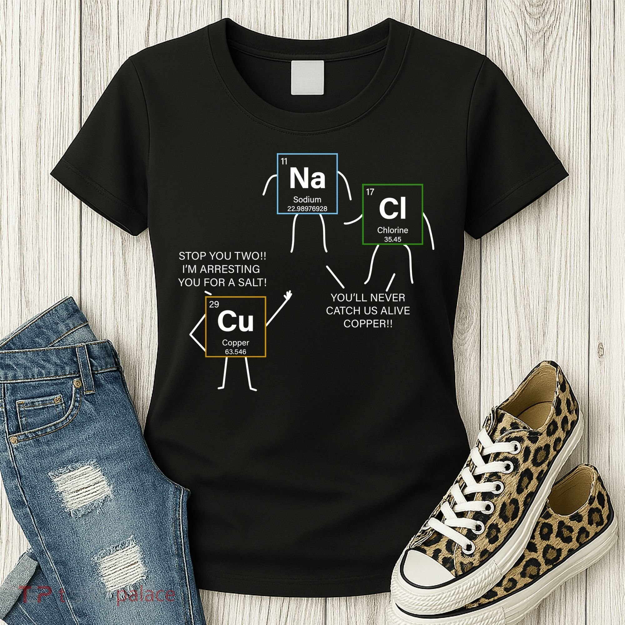 Element Funny Science Puns Women's T-Shirt