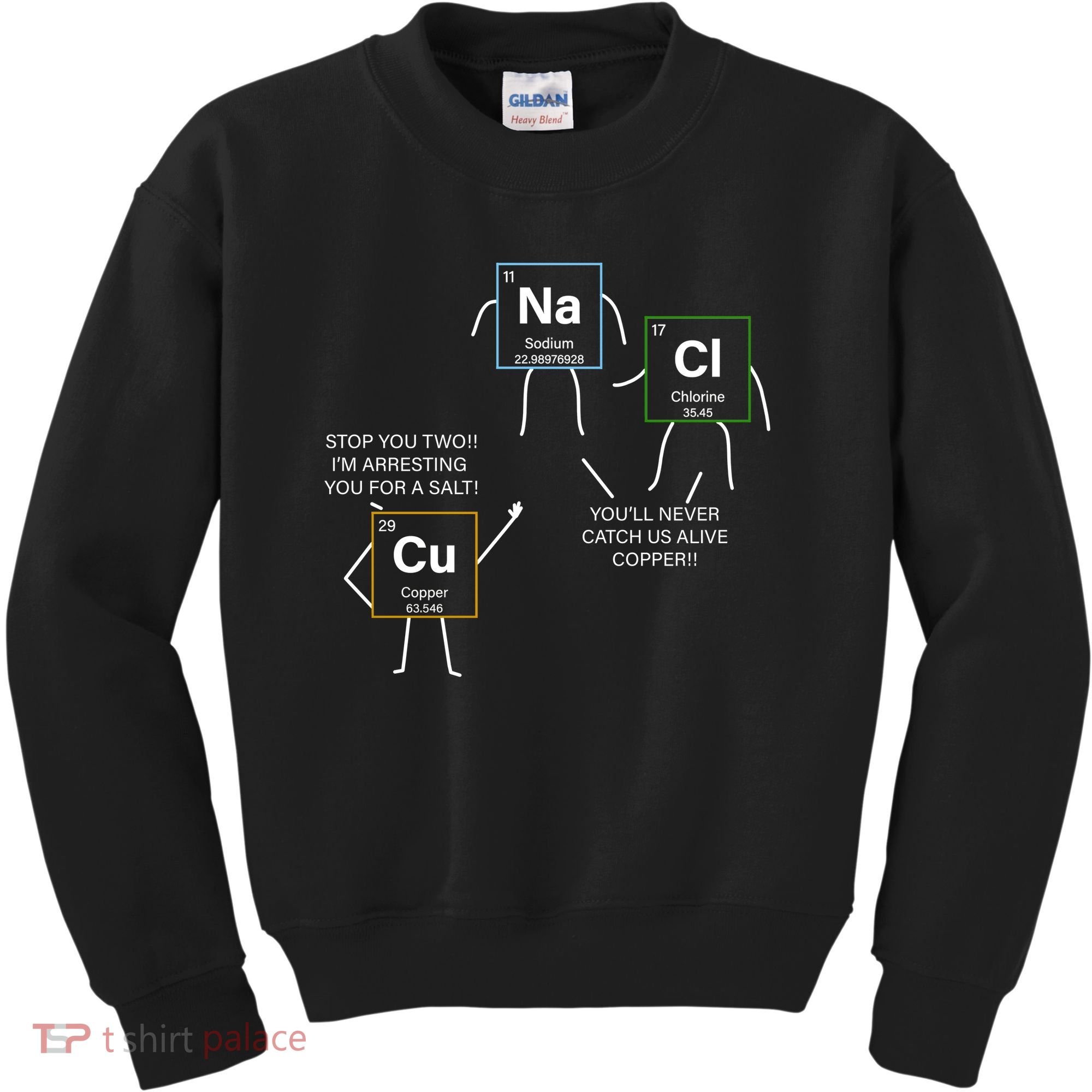 Element Funny Science Puns Kids Sweatshirt