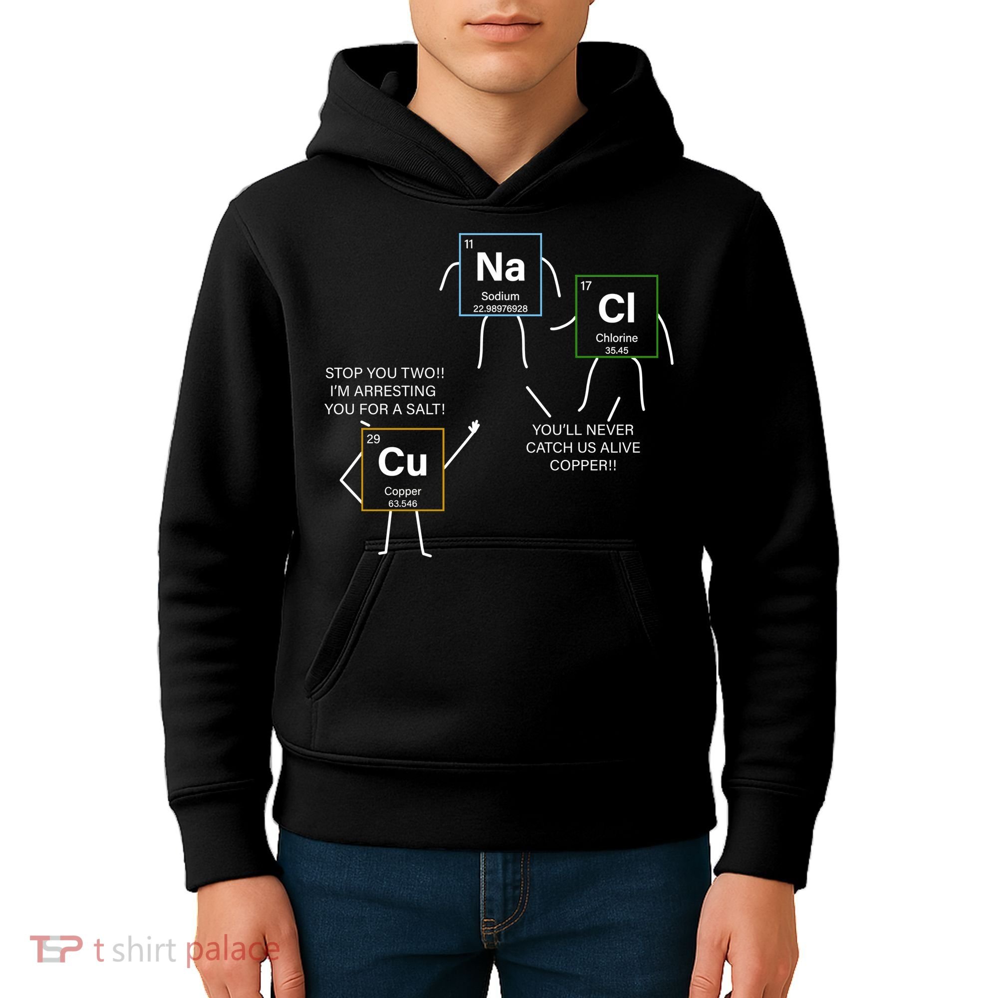 Element Funny Science Puns Kids Hoodie