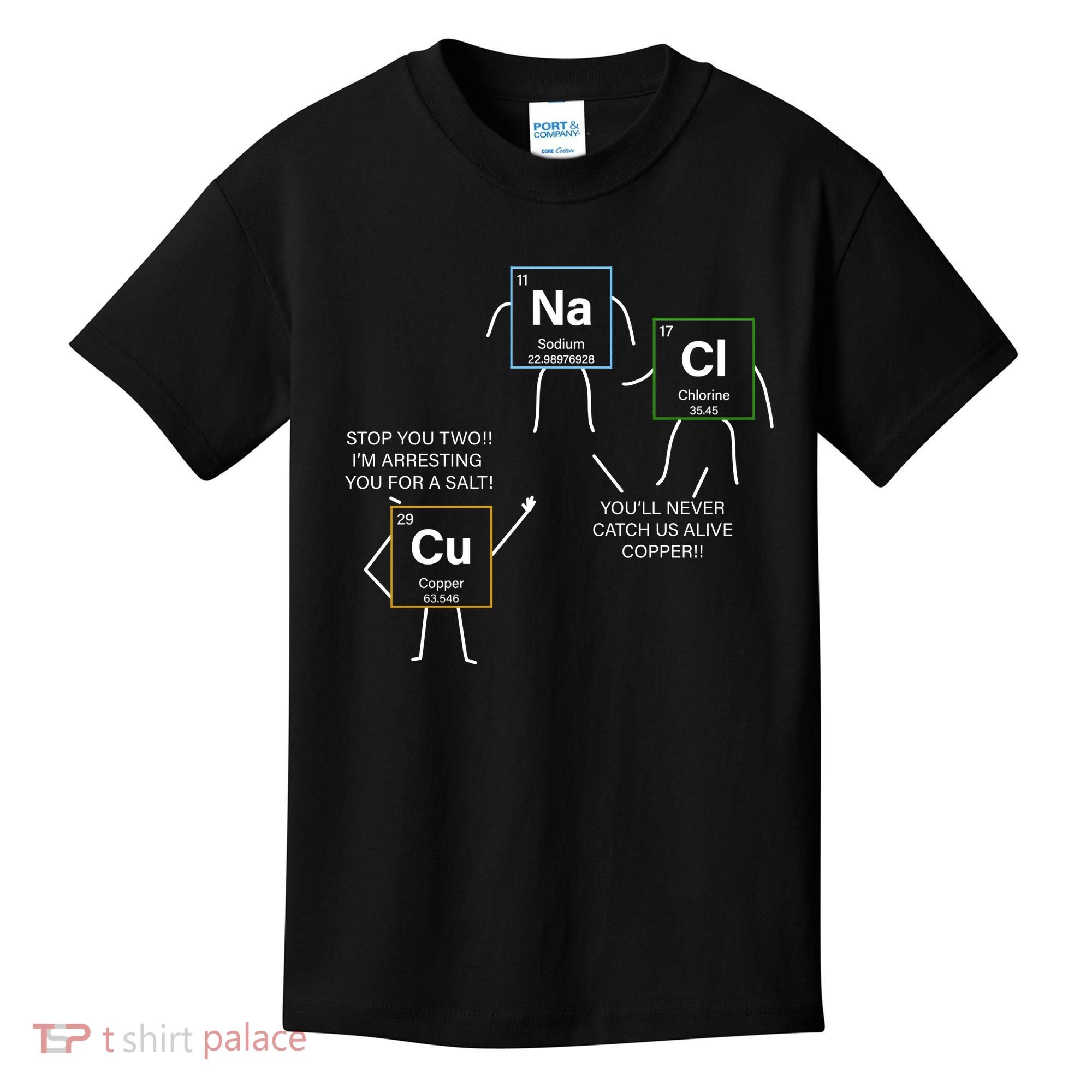Element Funny Science Puns Kids T-Shirt