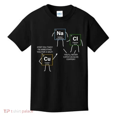 Element Funny Science Puns Kids T-Shirt