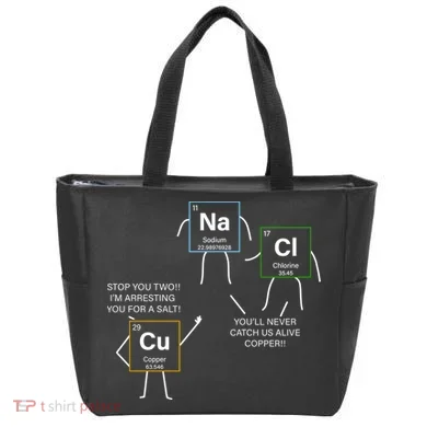 Element Funny Science Puns Tote Bag