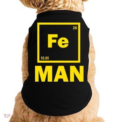 Element Of Iron Fe Doggie Tank