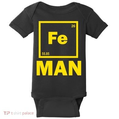 Element Of Iron Fe Baby Bodysuit