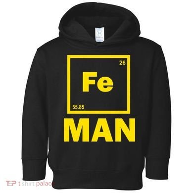 Element Of Iron Fe Toddler Hoodie