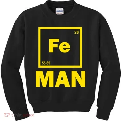 Element Of Iron Fe Kids Sweatshirt