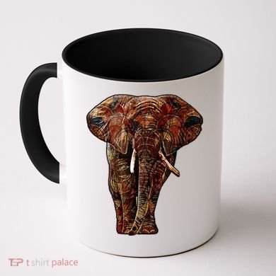 Elephant African Pattern Coffee Mug