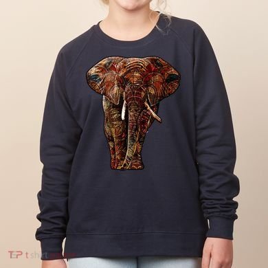 Elephant African Pattern Women's Sweatshirt