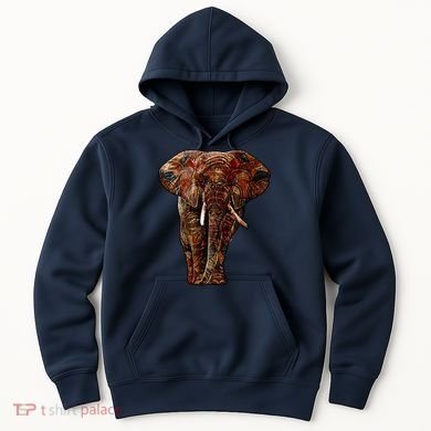 Elephant African Pattern Hoodie