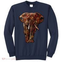 Elephant African Pattern Sweatshirt thumb 0