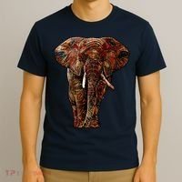 Elephant African Pattern T-Shirt thumb 3