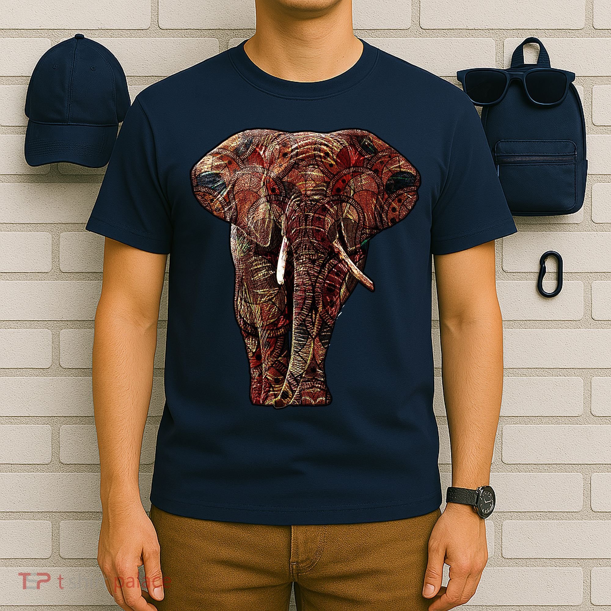 Elephant African Pattern T-Shirt